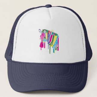 Gorra De Camionero Guay Zebra Graffiti Spray Drip Paint Animal Lover.