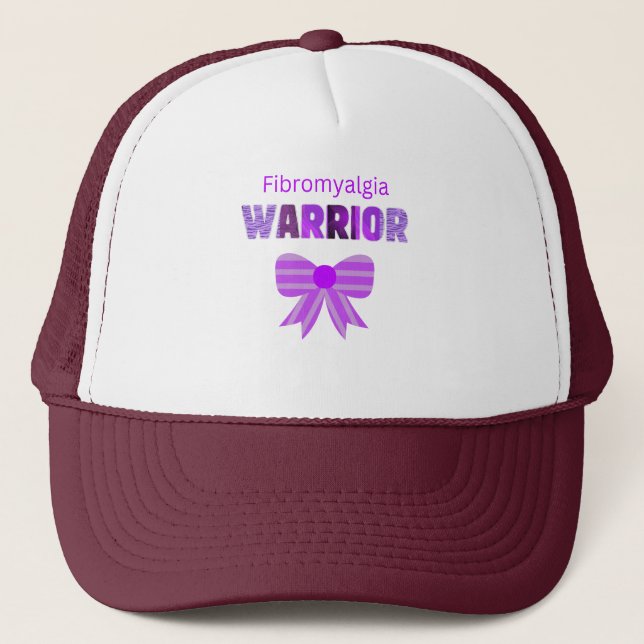 Gorra De Camionero Guerrero de Fibromialgia (Anverso)