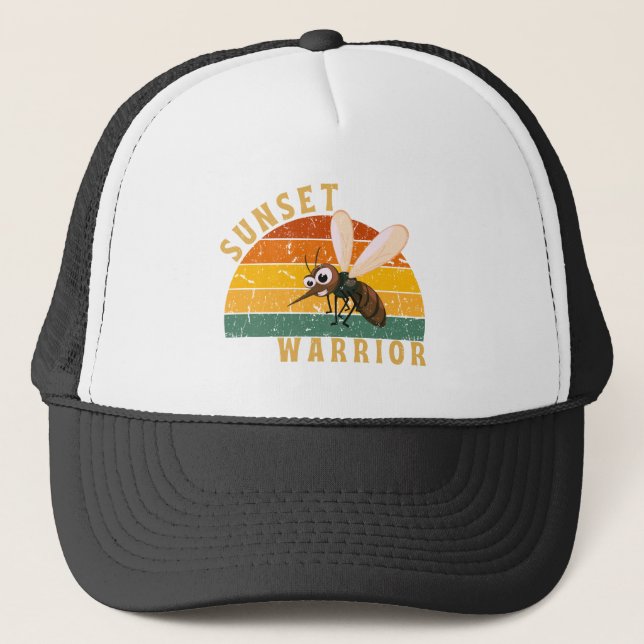 Gorra De Camionero Guerrero del atardecer (Anverso)