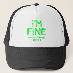 Gorra De Camionero Guerrero del linfoma no-Hodgkin - ESTOY BIEN
