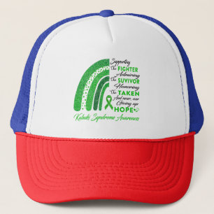 Gorra De Camionero Guerrero del síndrome de Kabuki apoya a luchador