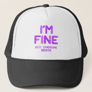 Gorra De Camionero Guerrero del Síndrome de Rett - ESTOY BIEN
