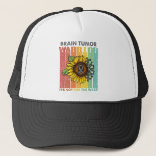 Gorra De Camionero Guerrero del tumor cerebral no es para débiles