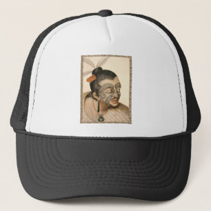 Gorra De Camionero Guerrero maorí cerca de 1784