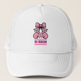 Gorra De Camionero Guerrero moderno de sensibilización sobre el cánce