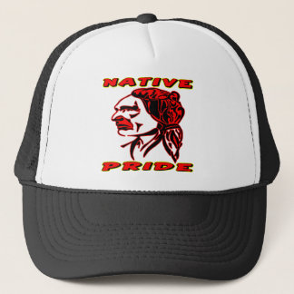 Gorra De Camionero Guerrero nativo #3 del orgullo