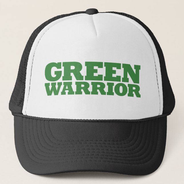 Gorra De Camionero Guerrero verde - verde (Anverso)