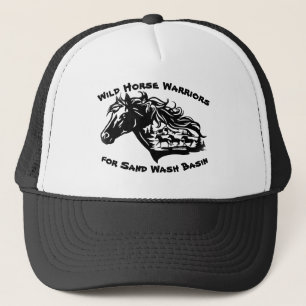 Gorra De Camionero Guerreros de caballos salvajes por la cuenca del l