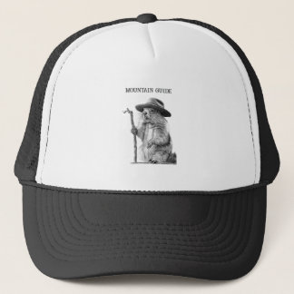 Gorra De Camionero Guía de la montaña - Diseño de marmota caprichosa