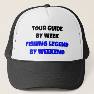 Gorra De Camionero Guía de turismo Leyenda de pesca