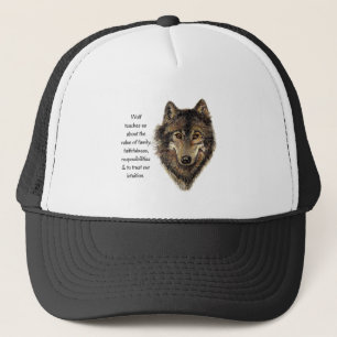 Gorra De Camionero Guía espiritual Inspiradora del tótem lobo Animal 