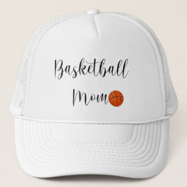 Gorra De Camionero Guión de mamá del baloncesto