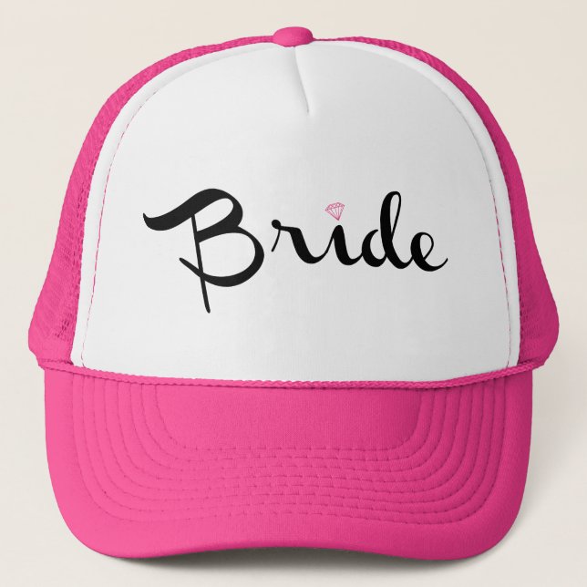 Gorra De Camionero Guión retro de novia (Anverso)