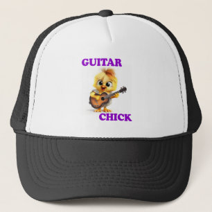 Gorra De Camionero Guitar Chick
