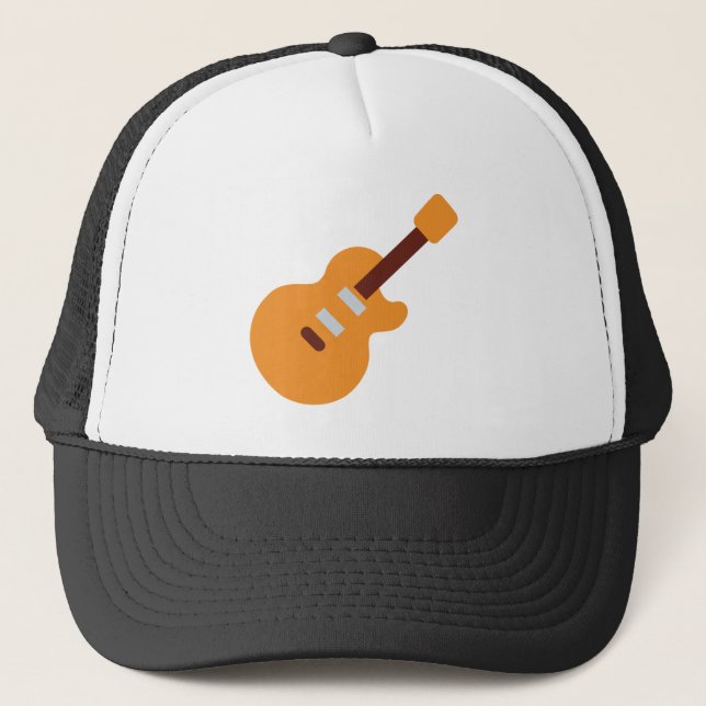 Gorra De Camionero Guitar - Twitter Emoji (Anverso)