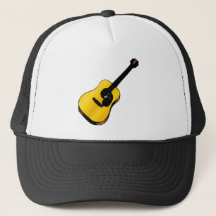 Gorra De Camionero Guitarra de arte pop