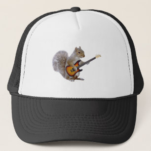 Gorra De Camionero Guitarra de la ardilla