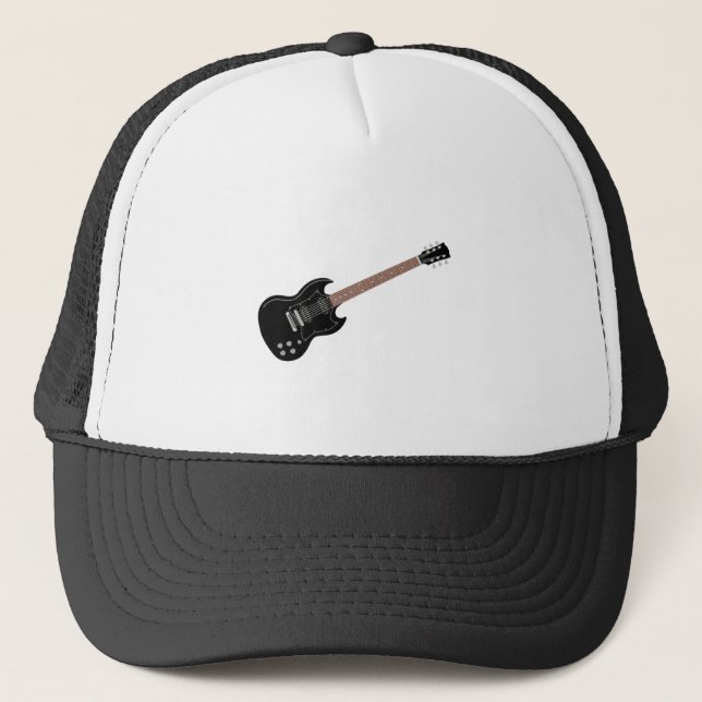Gorra De Camionero Guitarra eléctrica (Anverso)