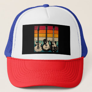 Gorra De Camionero Guitarra retro
