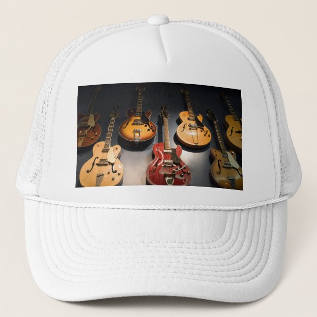 Gorra De Camionero Guitarras del vintage (Anverso)