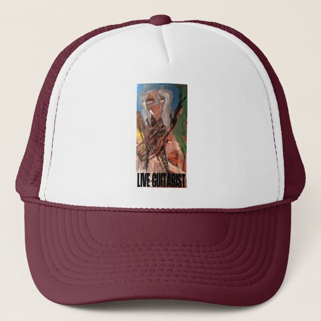 GORRA DE CAMIONERO GUITARRISTA EN VIVO (Anverso)