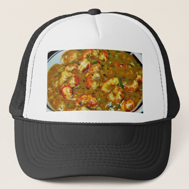 Gorra De Camionero Gumbo de los cangrejos (Anverso)