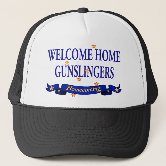 Gorra De Camionero Gunslingers caseros agradables (Anverso)