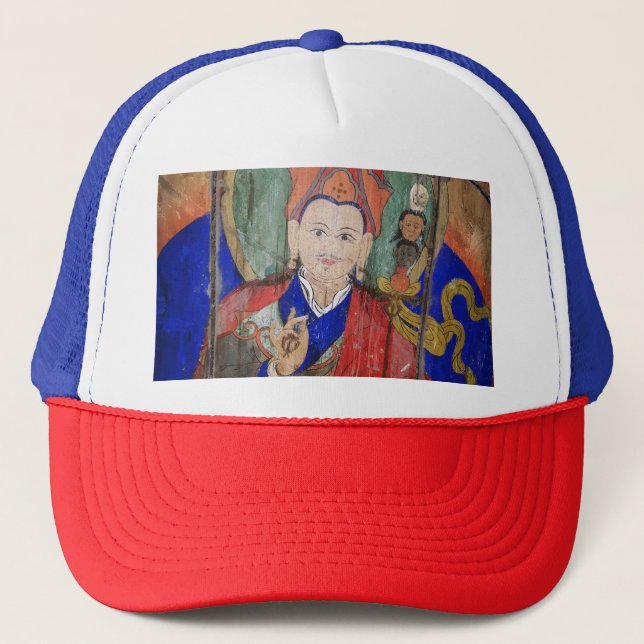 Gorra De Camionero Guru Rinpoche, el Himalaya, Dharma - Nepal (Anverso)