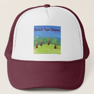 Gorra De Camionero Gusanos de Rick London de Escocia Divertidos