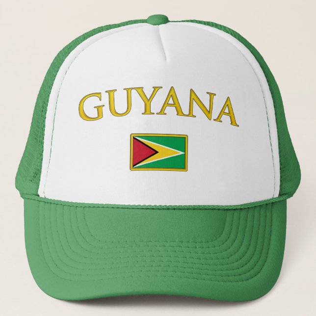 Gorra De Camionero Guyana de oro (Anverso)