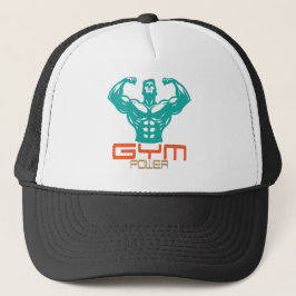Gorra De Camionero Gym Power Motivation Fitness Strength Workout