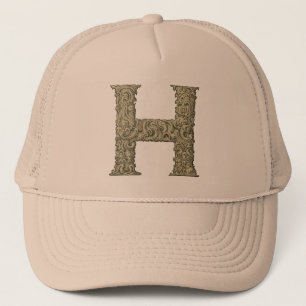 Gorra De Camionero H - El alfabeto de Falck (de oro)