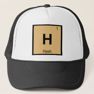 Gorra De Camionero H - Hash Chemistry Periodic Table Symbol
