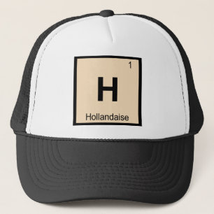 Gorra De Camionero H - Salsa Holandesa Tabla Periódica Química