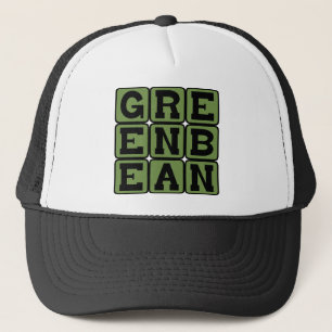 Gorra De Camionero Haba verde, verdura