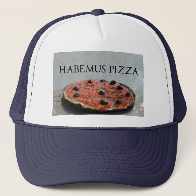 Gorra De Camionero Habemus Pizza Cap (Anverso)
