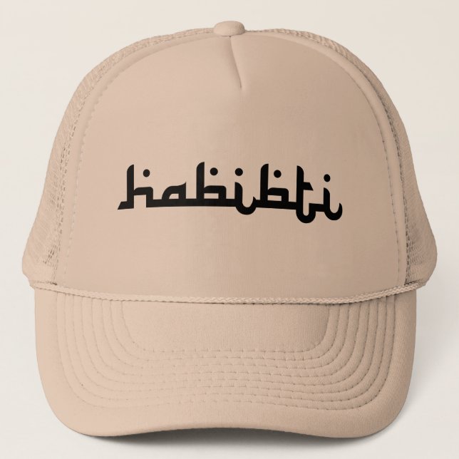 Gorra De Camionero Habibti artístico (Anverso)