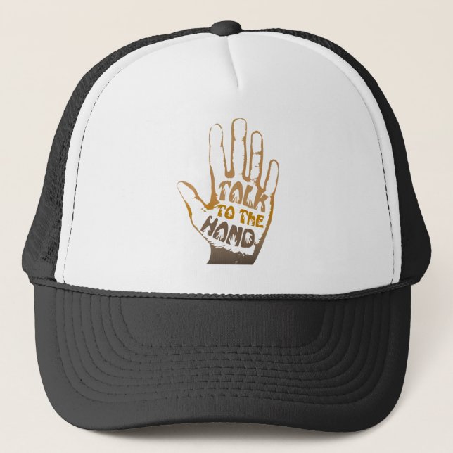 Gorra De Camionero Hablar Con La Mano (Anverso)