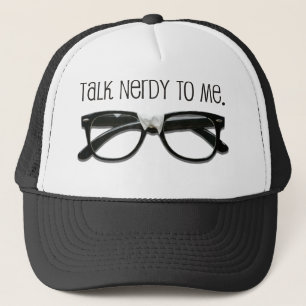 Gorra De Camionero Hablar Nerdy Conmigo