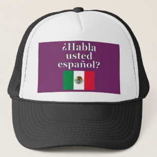 Gorra De Camionero ¿Hablas español? Bandera