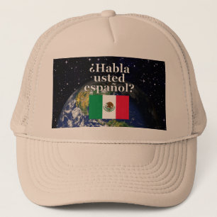 Gorra De Camionero ¿Hablas español? Bandera y Tierra