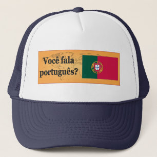 Gorra De Camionero ¿Hablas portugués? Bandera bf