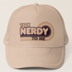 Gorra De Camionero Hable de Nerdy conmigo