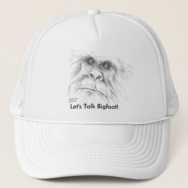 Gorra De Camionero Hablemos el casquillo de Bigfoot (Anverso)