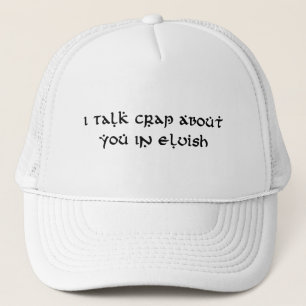 Gorra De Camionero Hablo De Ti En Elvish Gracioso