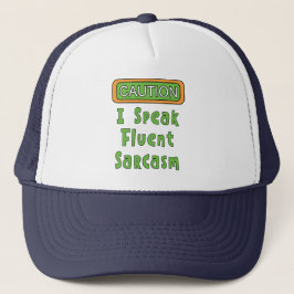 Gorra De Camionero Hablo Sarcasmo fluido