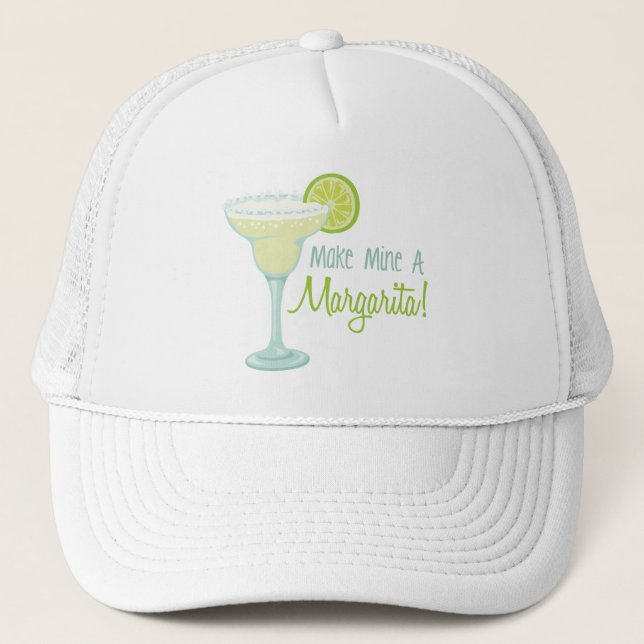 Gorra De Camionero Hacer de la mía una Margarita (Anverso)