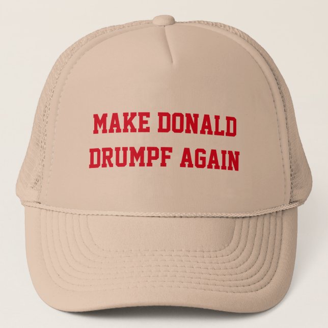 GORRA DE CAMIONERO HACER DONALD DRUMPF DE NUEVO (Anverso)