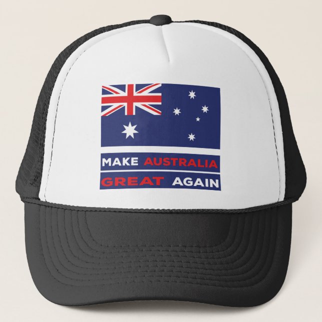 Gorra De Camionero Hacer que Australia vuelva a ser grande (Anverso)