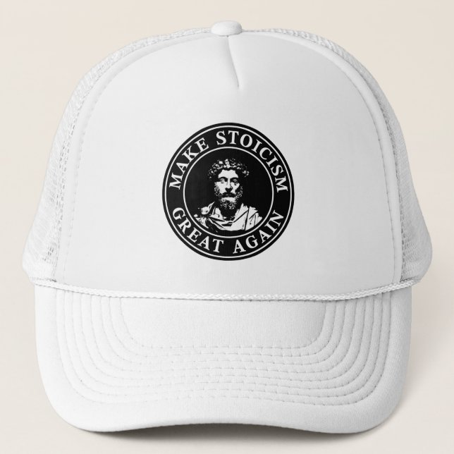 Gorra De Camionero Hacer que el estoicismo vuelva a ser grande (blanc (Anverso)